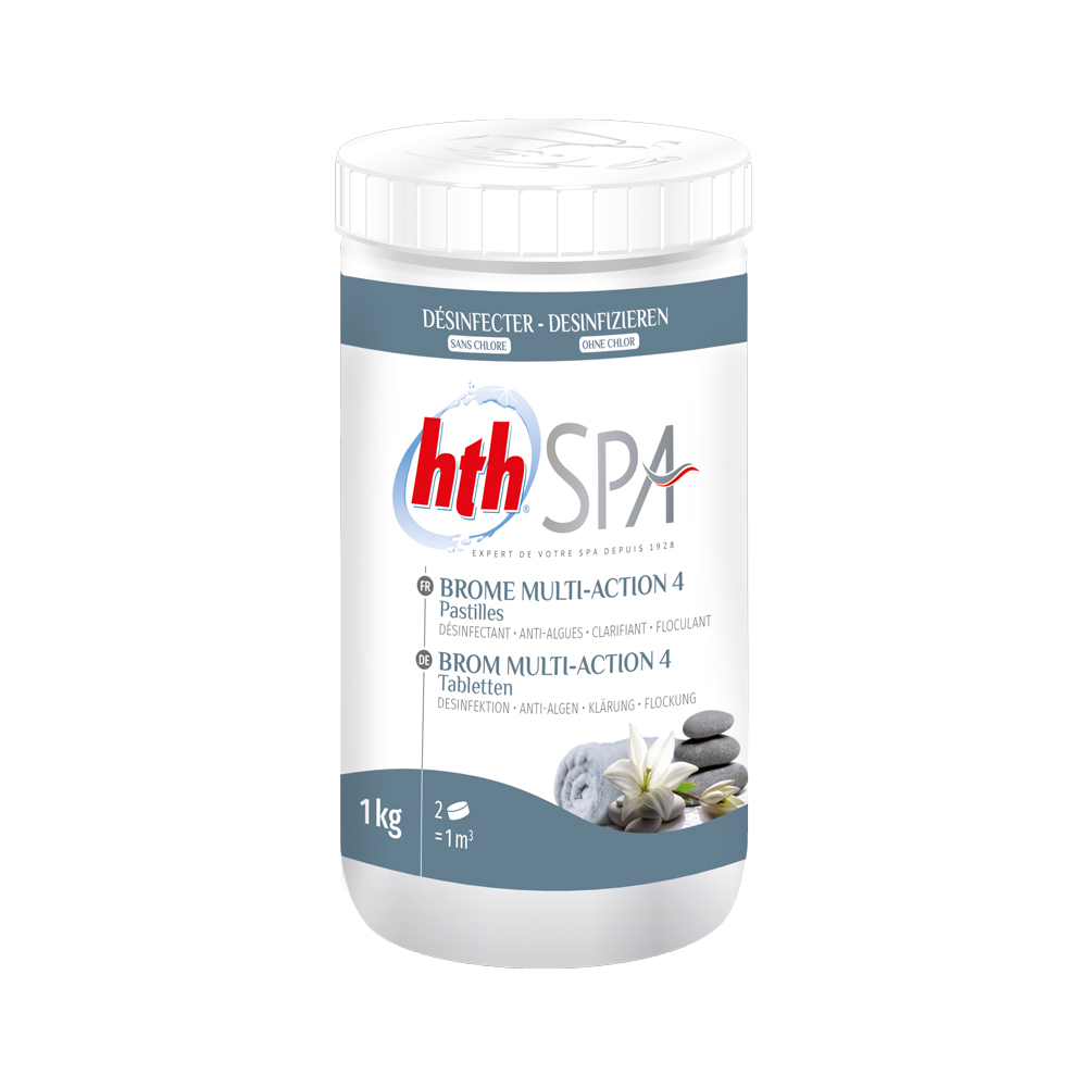 hth Spa - Brom Multi-Action 4 Tabletten